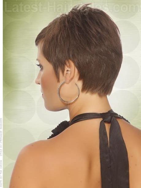 Back Views Of Short Haircuts Style And Beauty