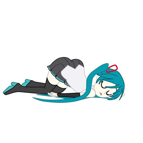 Hatusne Miku Butt Sleeping By Gmaplay On Deviantart