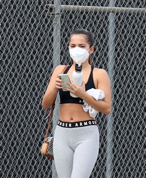 isabela merced sexy in leggings and sports bra out in los angeles hot celebs home