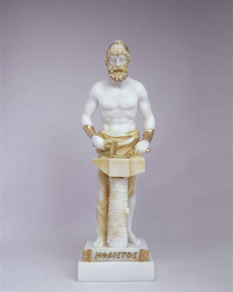 Hephaestus Statue Greek God Made Of Alabaster Estatueshop