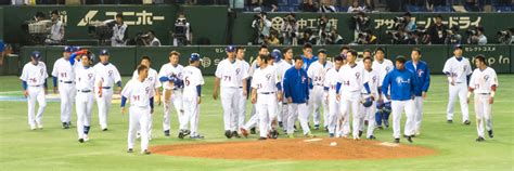 He thanked the chinese taipei baseball association and the chinese professional baseball league for agreeing to host the final olympic qualifier for tokyo 2020. File:Chinese Taipei national baseball team on March 8 ...
