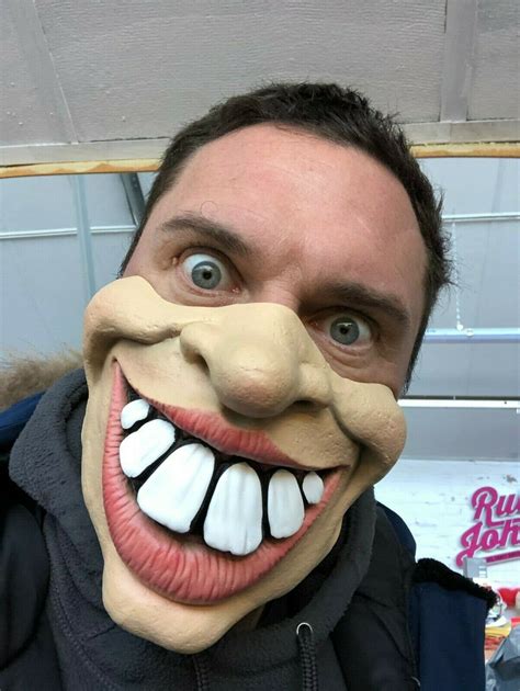 Funny People Half Face Comedy Mask Stag Hen Party Latex Masks