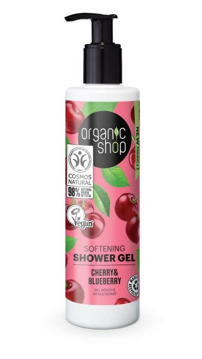 Köp Organic Shop Shower Gel Cherry And Blueberry 280 Ml På