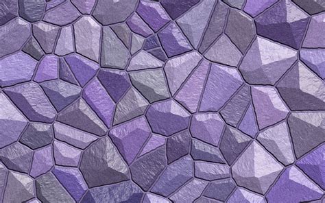 Download Purple Stone Wall Mosaic Desktop Wallpaper