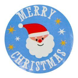 Wholesale Merry Christmas Santa Sticker Hancocks