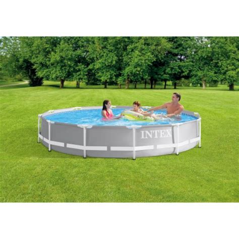 Intex 26711eh 12 Foot X 30 Inch Prism Frame Above Ground Swimming Pool