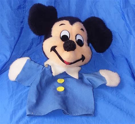 Vintage Walt Disney Productions Mickey Mouse Hand Puppet Made In Usa 8