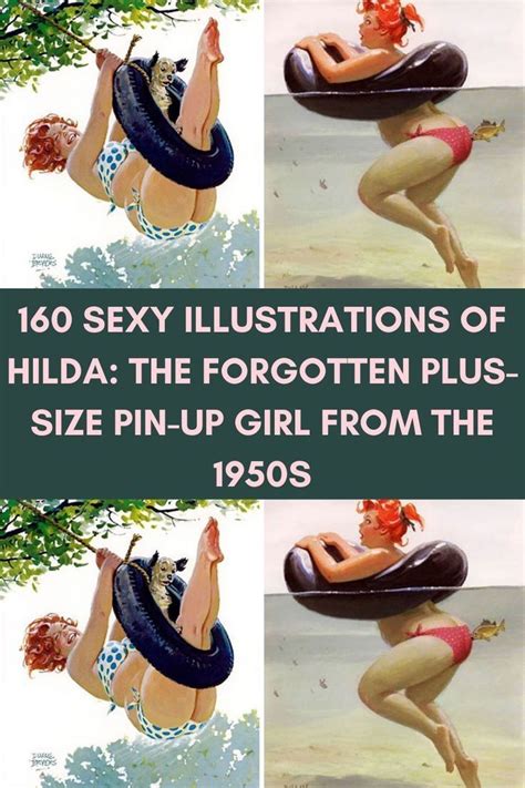 160 Sexy Illustrations Of Hilda The Forgotten Plus Size Pin Up Girl From The 1950s Artofit