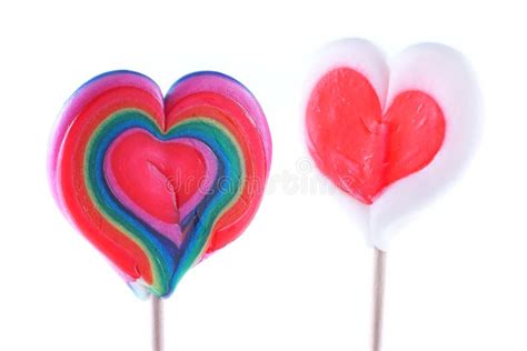 391 Valentines Day Heart Shaped Lollipops Stock Photos Free