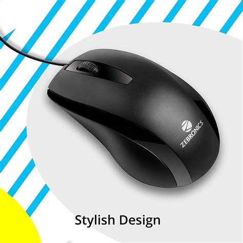 zebronics zeb rise black wired usb optical mouse at rs 399 piece zebronics mouse in lucknow