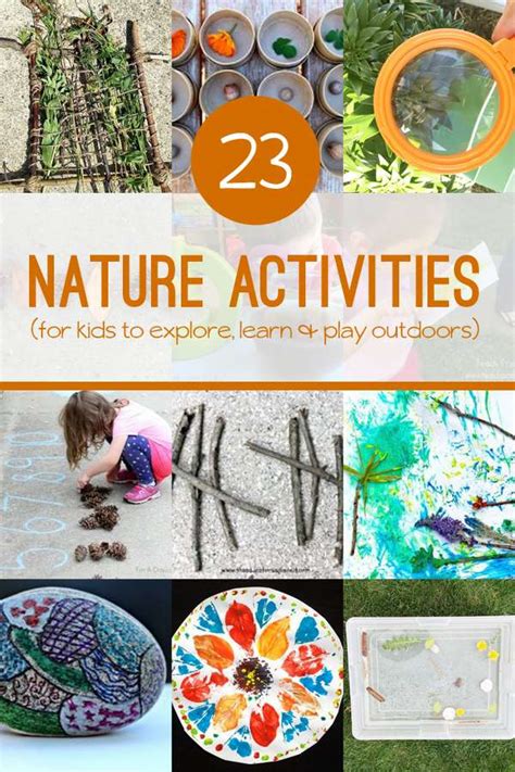 23 Nature Activities for Kids to Create, Explore & Learn