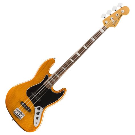 DISC Fender Vintera 70s Jazz Bass PF Aged Natural Na Gear4Music Com