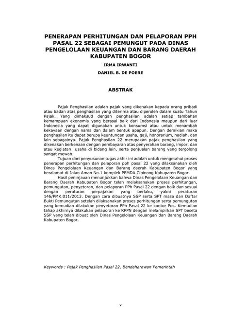 195 Makalah Pajak Penghasilan Pasal 22 Dan 23 PDF MAKALAHAB