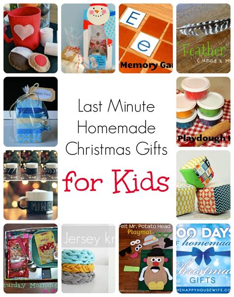 Here at pretty simple ideas i help busy moms and working women simplify daily life. Last Minute Homemade Christmas Gifts for Kids - The Happy ...