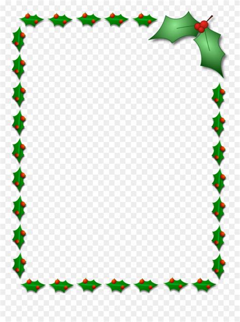 Download Free Download Christmas Holly Border Clipart Borders