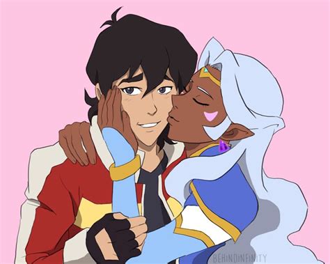 Princess Allura Kisses Keith On The Cheek From Voltron Legendary
