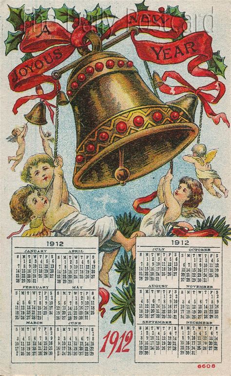 The Daily Postcard New Years Calendars