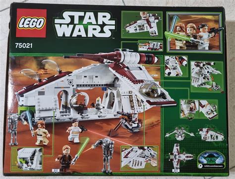 Lego Star Wars 75021 Republic Gunship Retired Set New Sealed 2013 The