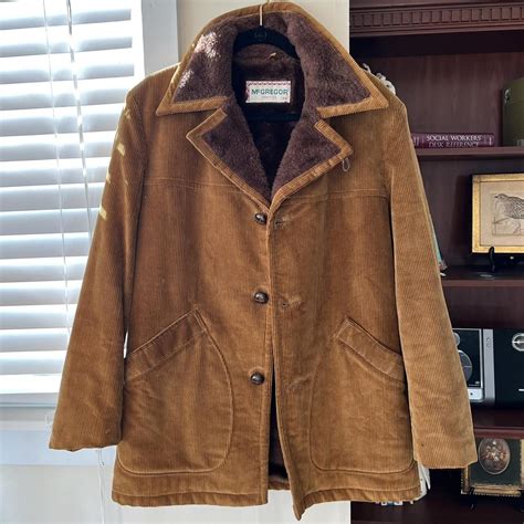 Vintage Mcgregor Brown Corduroy Jacket Made In The Depop
