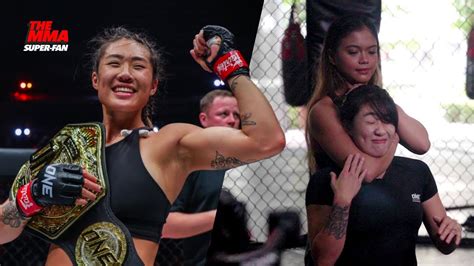 RAW Racer Bianca Bustamante Catches Angela Lee In Rear Naked Choke YouTube