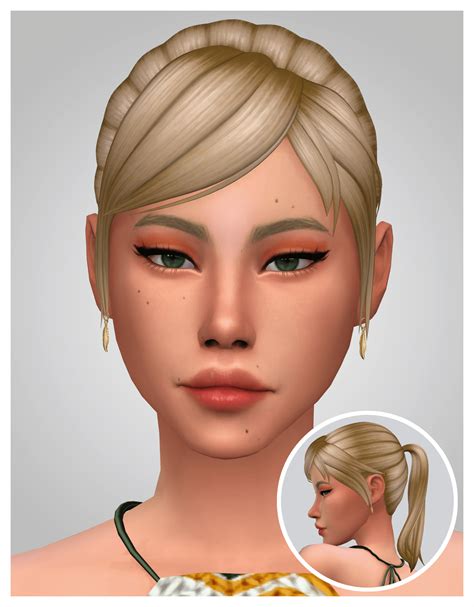 The Sims 4 Cc Hair Maxis Match Sims 4 Maxis Match Sims Vrogue