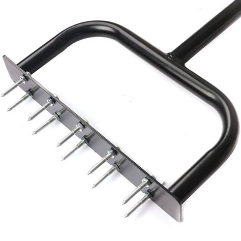 Manual Lawn Spike Aerator Grass Dethatching Aeration Tool