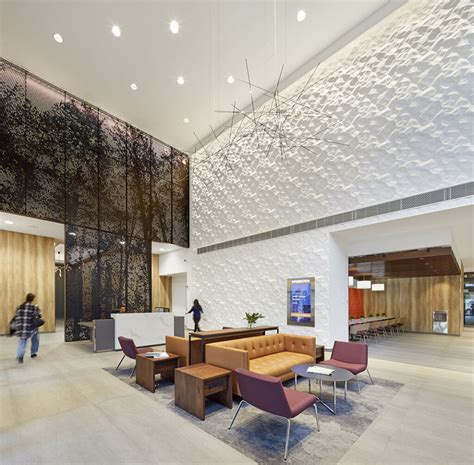 Contrasting Design Elements Create A Modern And Memorable Lobby Arido