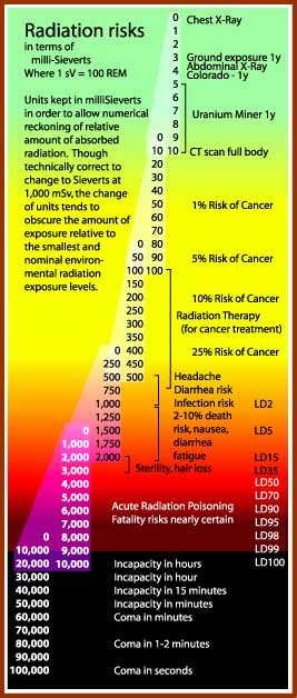 Updated Radiation Chart
