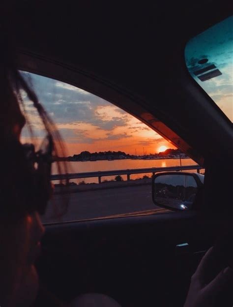 Sunset Summer Road Trip Aesthetic Aesthetic Road Trip And Sunset