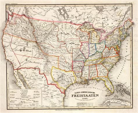 1845 Map Of The United States Map