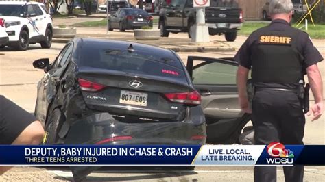 Deputy Injured In Chase And Crash Youtube
