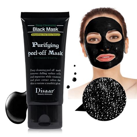 skin face care blackhead remove facial masks deep cleansing purifying peel off black mud facail