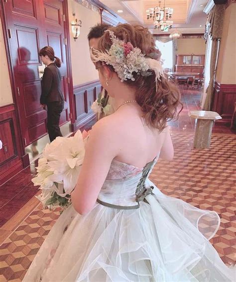 ゆるふわ×お花で王道かわいい花嫁さまに♡ Dressy ドレシー｜ウェディングドレス・ファッション・エンタメニュース