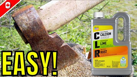 How To Remove Rust Easy Clr Rust Remover And Restoration Youtube