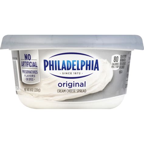 Philadelphia Plain Cream Cheese 8 Oz From Falletti Foods Instacart