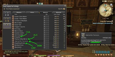In final fantasy xiv, sufficient mastery of a class will open up the path to one or more related jobs and their respective actions. FF14 Advanced Crafting Guide (Part 4 Stormblood) by Caimie Tsukino | FFXIV ARR Forum - Final ...