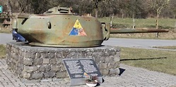 10th Armored Division Plaque and Sherman Tank Turrett (Bastogne) | The ...