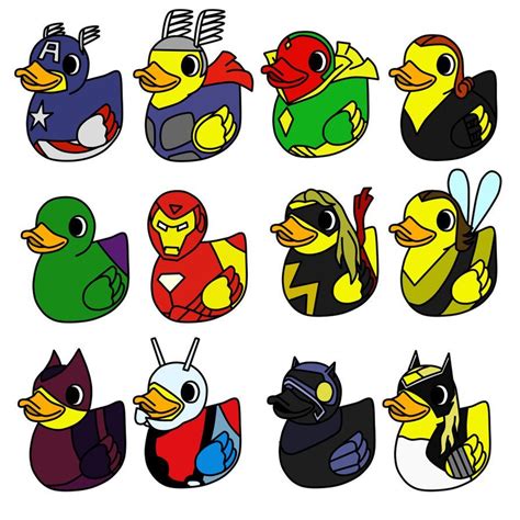 Avengers Duckies Assemble Duck Season Rubber Duck Rubber Ducky
