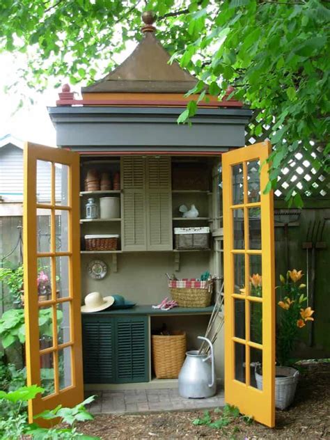 Find 20 Cool Initiatives Of How To Makeover Small Backyard Shed Ideas