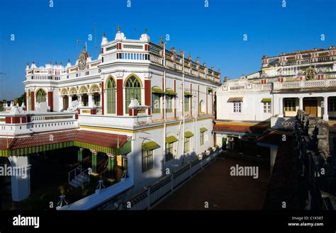 India Tamil Nadu State Chettinad Karaikudi Rich Mansion Of The