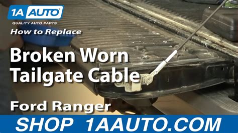How To Install Replace Broken Worn Tailgate Cable Ford Ranger 93 10