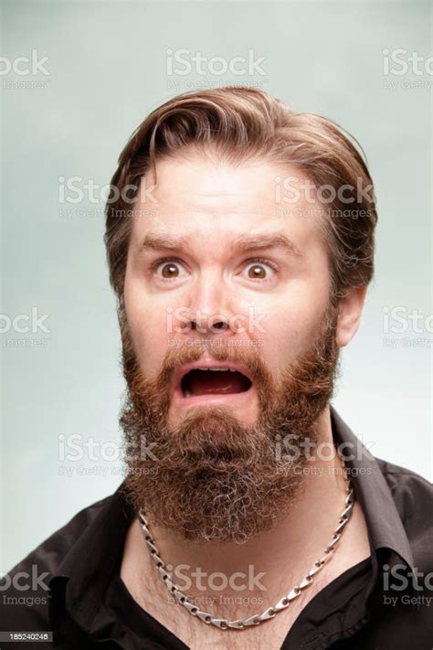 Man Looks Scared Stock Photo Download Image Now Adult Adults Only