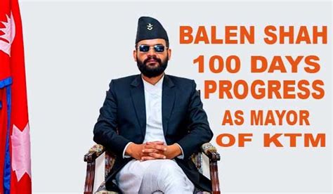 Mayor Balen Shah News 100 Days Progress In 6 Topics