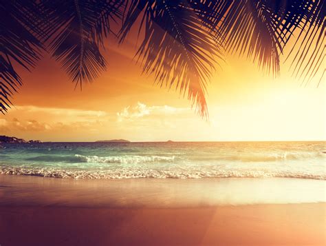 Landscape Beach Tropical Sun Hd Nature 4k Wallpapers Images