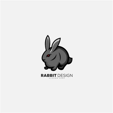 Premium Vector Rabbit Logo Design Vector Gradient Color