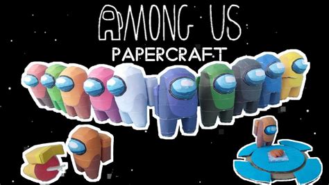 Among Us Papercraft Template