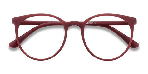 Portrait Round Matte Red Glasses For Women Eyebuydirect Red Frame Glasses Red Eyeglasses