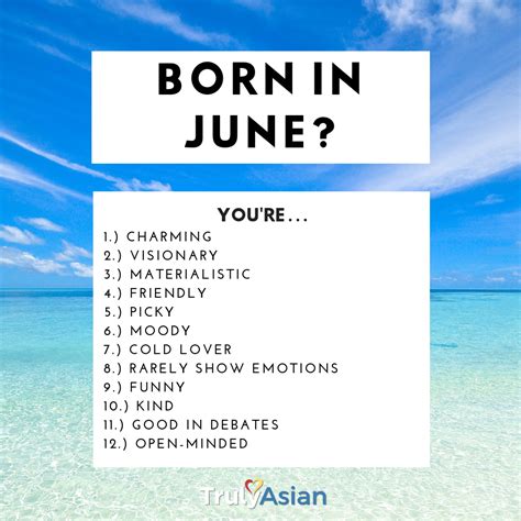 Are You A June Baby Birth Month Quotes Happy
