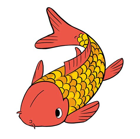 How To Draw A Koi Fish Really Easy Drawing Tutorial Easy Drawings