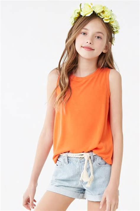 Girls Tank Top Kids Girls Outfits Tween Cute Girl Outfits